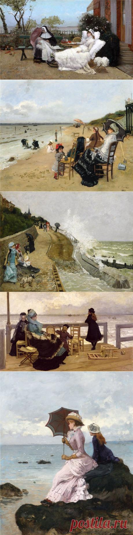 Жанровое... Ernest-Ange Duez (France, 1843-1896).