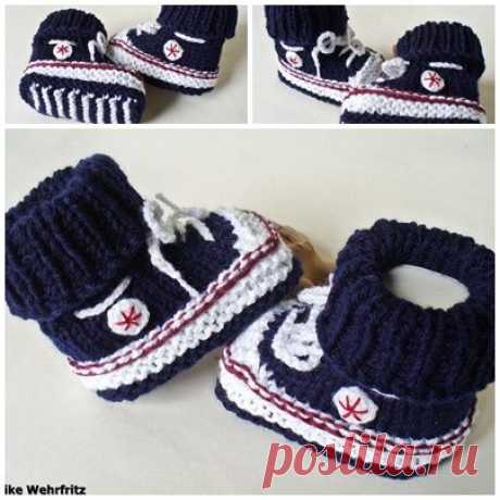 Babyschuhe Babyturnschuhe strickliene