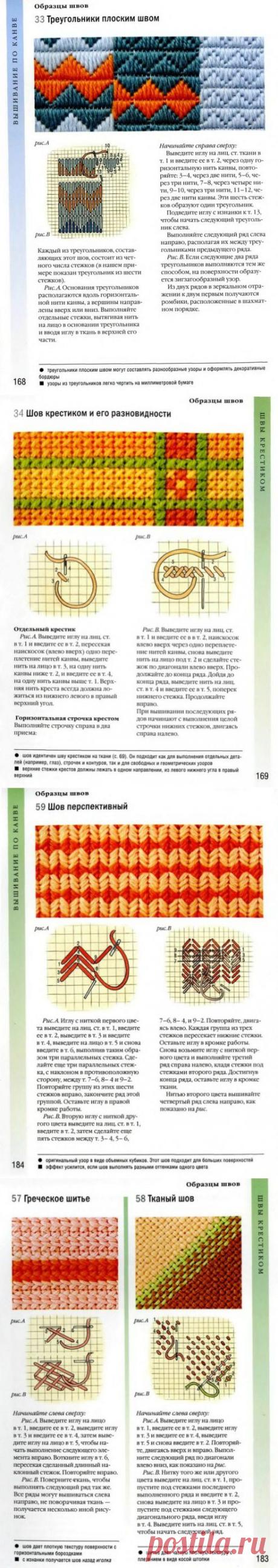 Коллекция стежков вышивальщице в копилку | Подружки