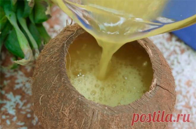 Коктейль с кокосовой водой