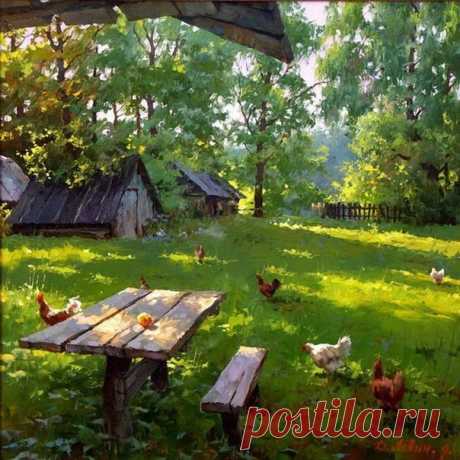 Картины Дмитрия Левина светятся изнутри
