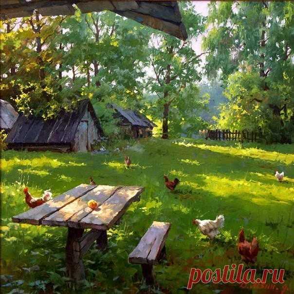 Картины Дмитрия Левина светятся изнутри