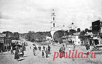 Собор и торговая площадь в Павловском Посаде / История цивилизаций!