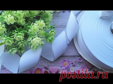 (119) ПРОЩЕ НЕ БЫВАЕТ😍 Бантики из лент🎀 Легко и просто / Ribbon bows/ laços de fita#Lbeads🎀 - YouTube