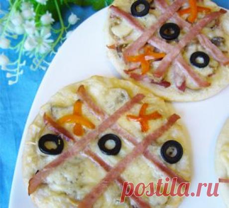 Детские мини-пиццы. Пошаговый рецепт с фото на Gastronom.ru