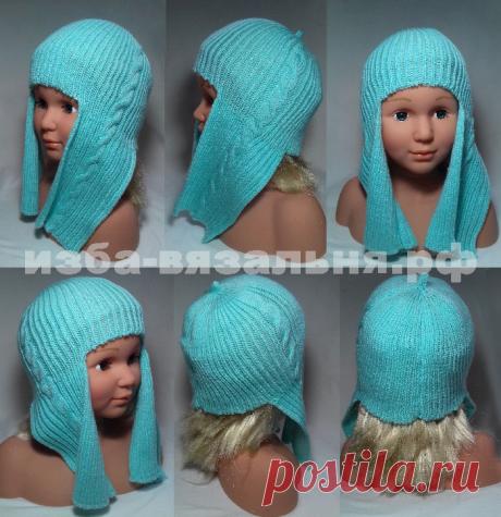 Осенняя или зимняя шапочка с ушками, которые могут выполнять функцию шарфа.
В модели несколько ОЧЕНЬ важных секретов, например, как вязать ушки, чтобы они не сжимались