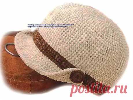 Кепка крючком.