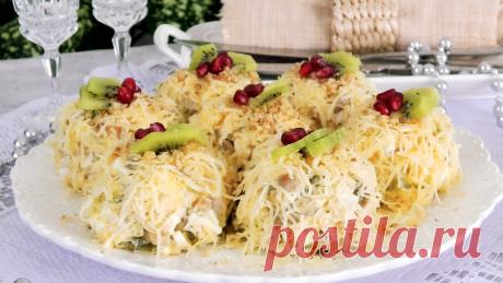 Салат Новогодний *Праздничный* порционный | ПРОСТОРЕЦЕПТ | Дзен