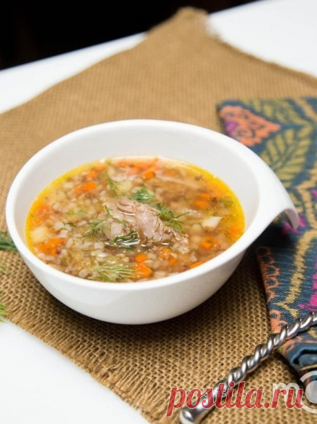 Гречневый суп с курицей