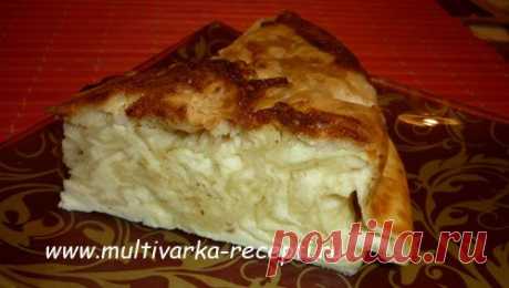 Баница с творогом в мультиварке |