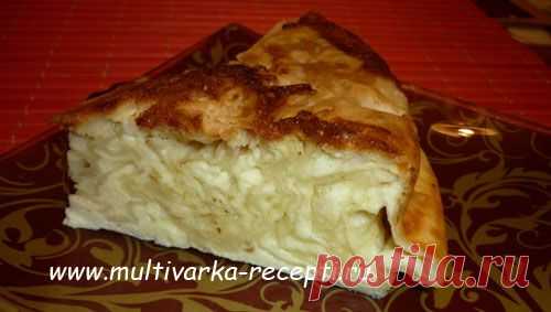 Баница с творогом в мультиварке |
