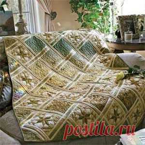 Лоскутное одеяло *Волшебный луг*.