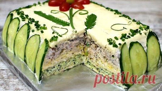 ЗАКУСОЧНЫЙ ТОРТ- самое популярное новогоднее блюдо многих стран. | Ох и вкусно | Дзен