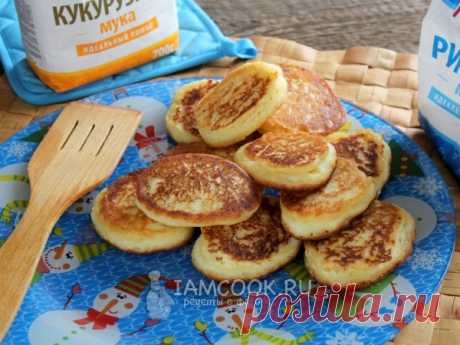 Оладьи из рисовой и кукурузной муки