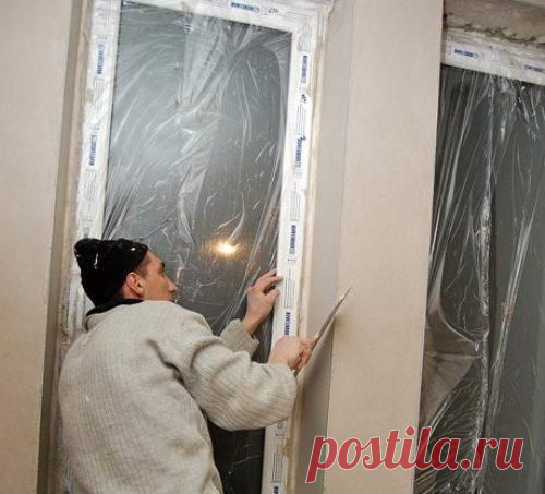 Как штукатурить откосы правильно