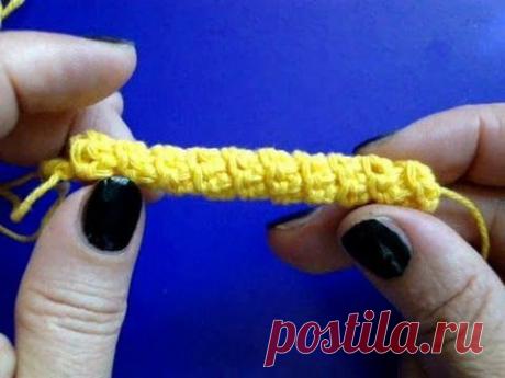 Вязание крючком - Урок 170 - Спиральный шнур
