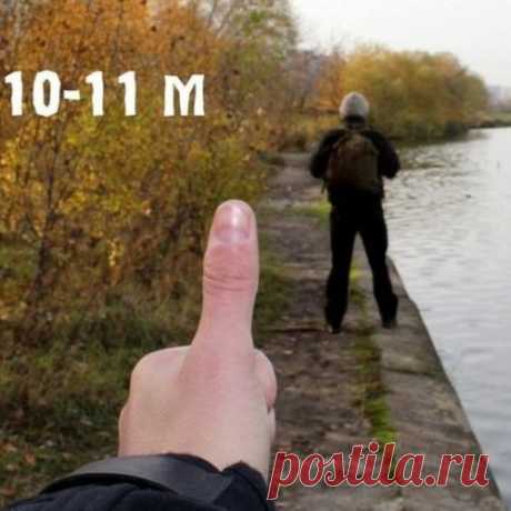 Как определить расстояние до объекта (4 фото)
