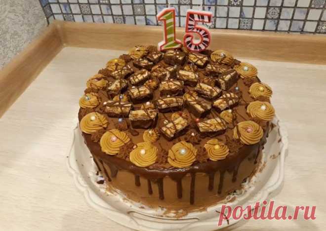 Торт сникерс Автор рецепта Ирина Белозерцева - Cookpad