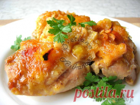 Изумительный рецепт курицы в апельсиновом желе