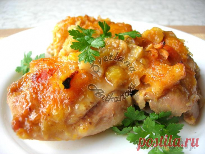 Изумительный рецепт курицы в апельсиновом желе
