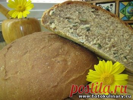 Хлеб домашний из цельно-зерновой муки - Выпечка,тортики и прочее - Кулинарные рецепты ! - ФотоКулинария