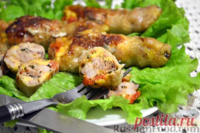 Рецепт: Голени фаршированные на RussianFood.com