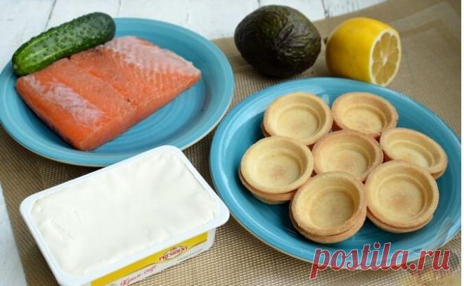 Тарталетки со сливочным сыром, авокадо и красной рыбой | Игорь Талов | Яндекс Дзен