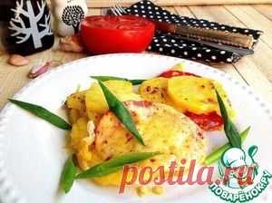 Картошка с помидором и сыром в СВЧ - кулинарный рецепт