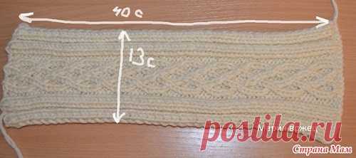 ВЯЗАНИЕ СПИЦАМИ И КРЮЧКОМ. : ШАПОЧКА С УШКАМИ