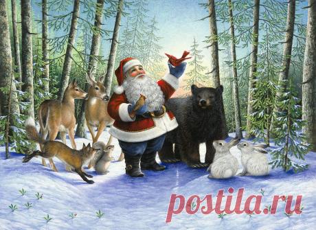 Чудес новогодних дождемся мы скоро. Увидим, как сказка приходит в наш дом... Lynn Bywaters (USA, Connecticut)