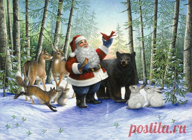 Чудес новогодних дождемся мы скоро. Увидим, как сказка приходит в наш дом... Lynn Bywaters (USA, Connecticut)