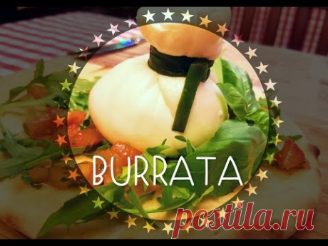Сыр буррата, как приготовить с фокаччо. видеорецепт