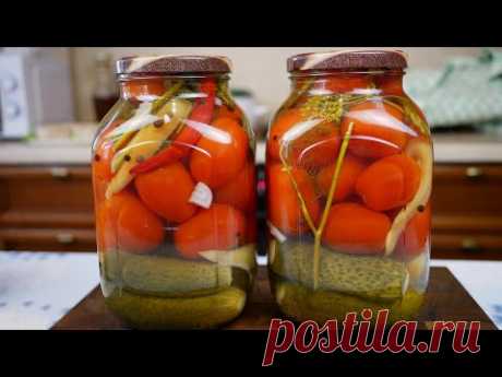 Самые вкусные в мире МАРИНОВАННЫЕ помидоры и огурцы на зиму, цыганка готовит.