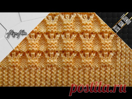 #387 - TEJIDO A DOS AGUJAS / knitting patterns / Alisson Aldave