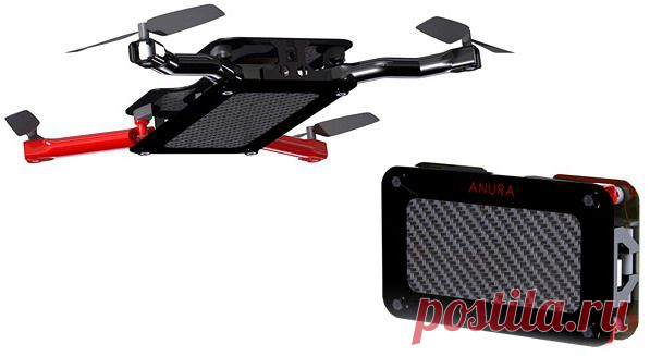 MobileDevice — Представлен складной дрон Anura от компании AeriCam