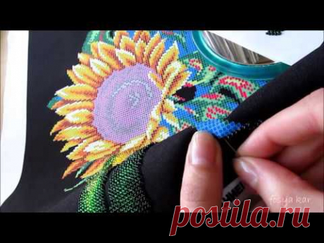 Вышивание бисером &quot;на руках&quot;: процесс.