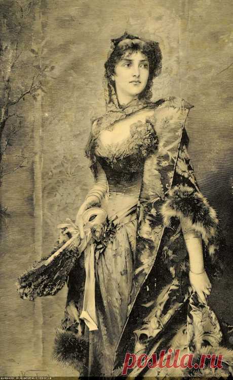 АукционноЖенскоОбразное... Конрад Кизель/Conrad Kiesel (German 1846-1921)... Ах, эти женские глаза, Ах, это таинство вселенной...
