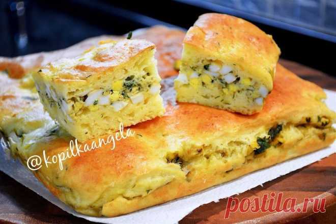Быстрый заливной пирог