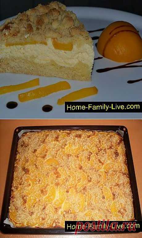 Кулинарные рецепты Пирог с персиками » Кулинарные рецепты