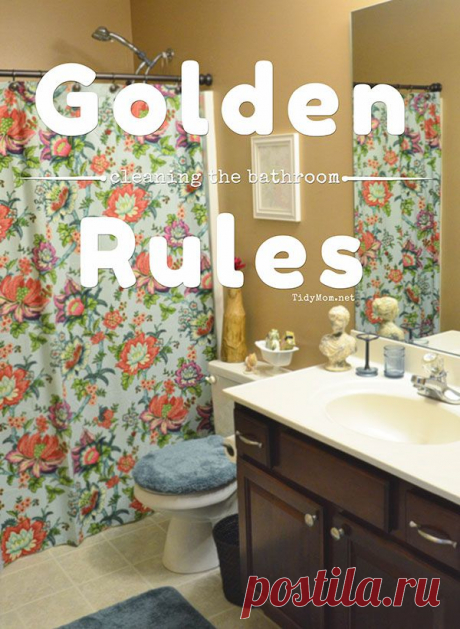 Golden Rules for Cleaning the Bathroom | TidyMom