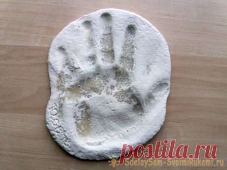 Как сделать отпечаток ладони ребенка на память . Милая Я
