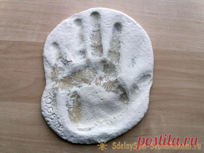 Как сделать отпечаток ладони ребенка на память . Милая Я