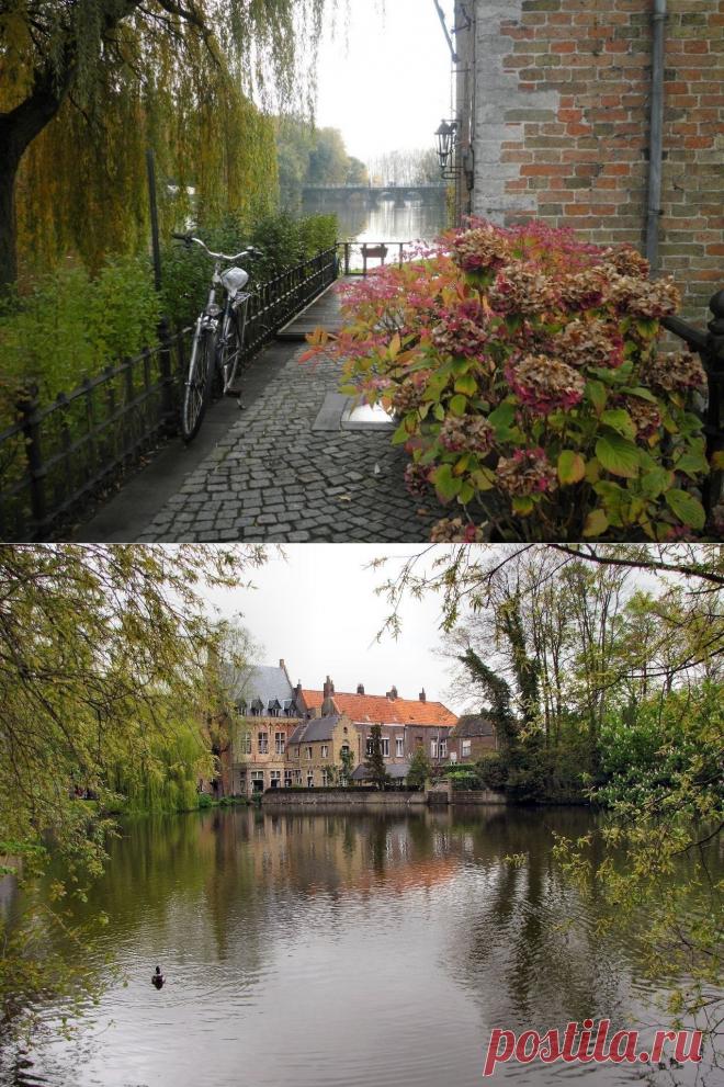 Озеро Любви. Брюгге - жемчужина Бельгии и один из самых романтических городов на земле. Создается впечатление, что время здесь замедлило свой ход и в Брюгге все еще царствует средневековье. Вокруг резных, словно игрушечных, домиков и великолепных каналов вьются улочки, приводя замечтавшихся прохожих к удивительно прекрасному озеру Любви.