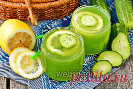 Огуречный лимонад рецепт с фото, как приготовить на Webspoon.ru