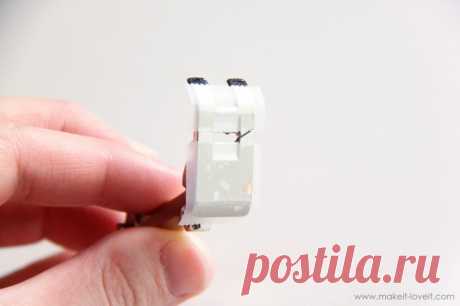 Как шить искусственную кожу без специальной лапки.