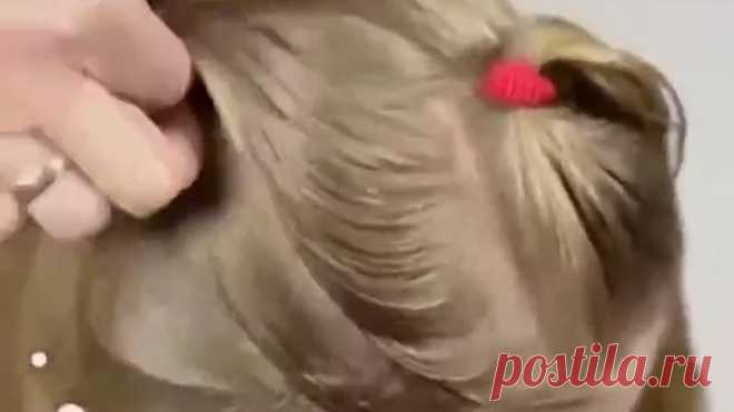 Самая легкая прическа