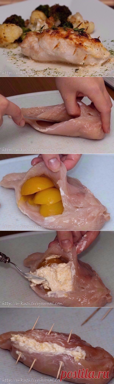 Фаршированные куриные грудки