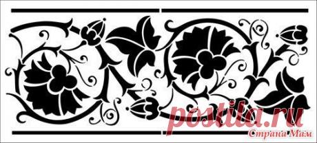 Цветочные трафареты для творчества. - Клуб рукоделия - Страна Мам