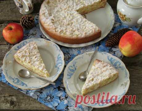 ПОЛЬСКИЙ ЯБЛОЧНЫЙ ПИРОГ (SZARLOTKA Z BUDYNIEM)