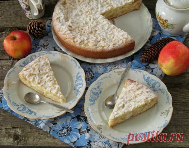 ПОЛЬСКИЙ ЯБЛОЧНЫЙ ПИРОГ (SZARLOTKA Z BUDYNIEM)